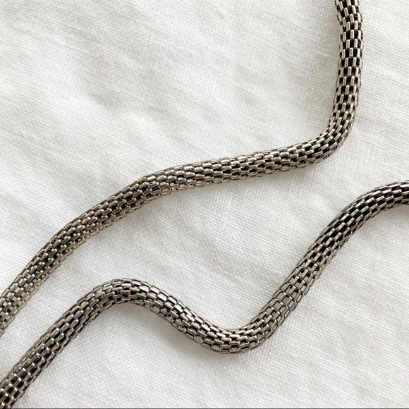 Chunky Silver Bohemian styled Evil Eye Hamsa Necklace - Picture 2 of 4